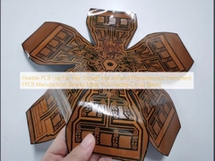 Fleksibel PCB Kullanımı Saç Büyüme Şapkası Kızılötesi Fizyoterapi Aracı FPCB Üretici Güzellik Maske PCB Fleksibel Devre Kartı