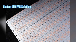 40R Kararlı Performans 24V 2835 LED Şerit | 8mm 120D Çift Taraflı LED FPCB Kartı