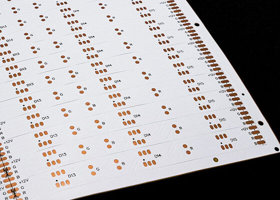 satın al 12V Çift Taraflı Esnek LED Şerit Devre Kartı, OSP Antioksidanlı LED Aydınlatma için online manufacture