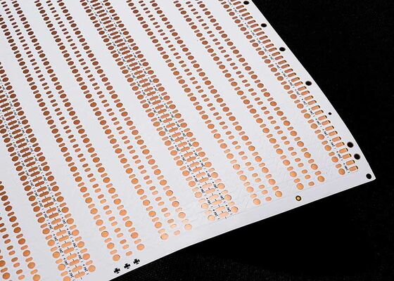 satın al Elektronik aletler için uygun 60LED ışık atışları ve beyaz filmli esnek LED FPC Çift Taraflı Devre Kartı 2835 online manufacture