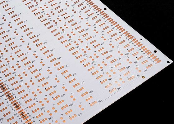 satın al 5050 RGB LED Şerit Esnek Devre Kartı Çift Taraflı 24V Beyaz Film Siyah Karakter OSP FPC online manufacture