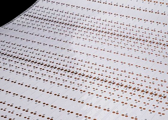 satın al LED şerit aydınlatması için 24V çift taraflı beyaz film esnek devre panosu FPCB online manufacture