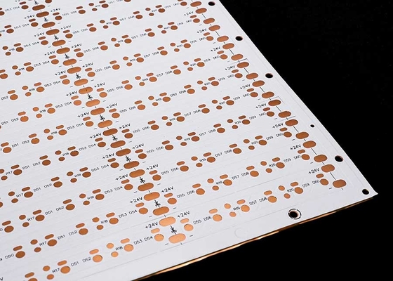 satın al 24V LED Şerit Esnek Devre Taşımaları 30 Işık Vuruşları ile LED Çift Taraflı FPCB online manufacture