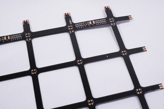 satın al LED ızgara ekranı FPCB 2835 RGB sihirli renk LED dispaly FPC ızgara tarama FPCB Özel Elektronik Basılı Devre Taşı Altın Kaplama Siyah Film Çift Taraflı FPC DIY dispaly online manufacture