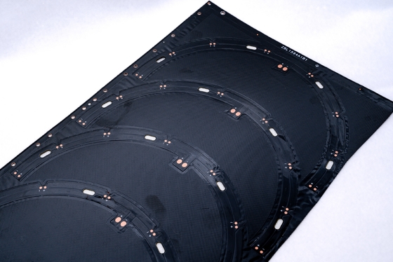 satın al Yüksek Kaliteli Bükülebilir FPC Esnek Baskılı Devre Kartları, Polimid Bazlı Malzeme ile Üretilmiştir: kavisli plaka online manufacture