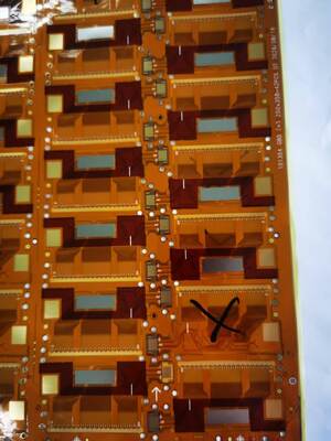satın al Polyimid reçine ve tıbbi ekipman için 0.25 mm kalınlığı ile çift katmanlı esnek PCB online manufacture