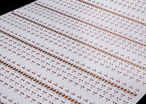 2835 LED Esnek Elektronik Basılı Devre Tablosu Beyaz Film 12V FPCB Tablosu
