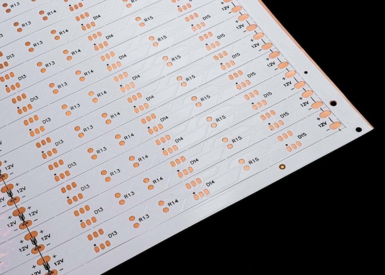 12V Çift Yanlı LED Esnek PCB, LED Işık Aksesuarları İçin 15 Işık Vuruşuyla
