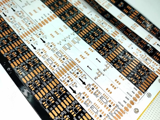 12V 24V Renkli LED Şeritli PCB Yönetim Kurulu Tasarımı OSP Antioksidanlı Çift Katmanlı Kurul