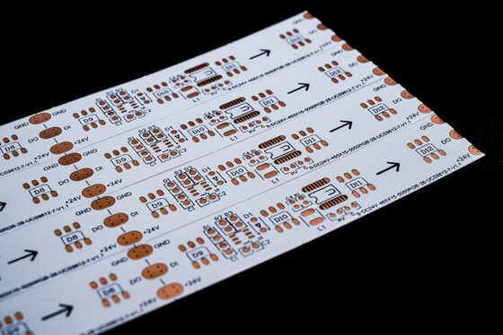 Çift Taraflı Film Kaplamalı ve OSP Antioksidanlı LED Şeritler için Çift Katmanlı Esnek PCB