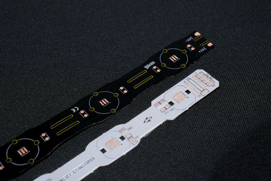 Alev Koruma Seviyesi V0 ve Özelleştirilebilir Tasarıma Sahip Çift Katmanlı LED Işık Şeridi FPC Esnek PCB