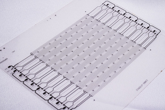 Elektronik HDI Basılı devreler panosu Çift Katmanlı LED Ekran Şeffaf Esnek PCB