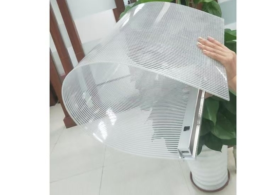 Özelleştirilebilir Esnek Şeffaf LED Ekranı 1600+ Nits Parlaklık, IP65 Su geçirmez Toptan Açık Reklam Çözümleri