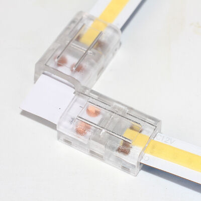 8mm COB konektörü Su geçirmez IP25 Hızlı Plug & Play 24V / 12V Uyumlu LED şerit konektörü
