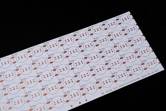 Esnek devreler plakaları, yangın koruma seviyesi V0 ile LED şeridi için özelleştirilebilir çift katman