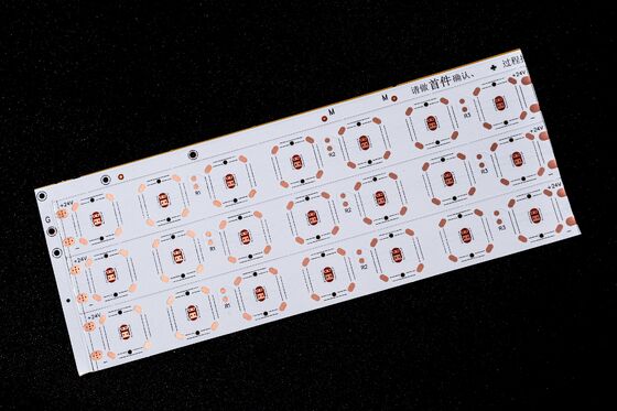 LED Şeritler için OSP Antioksidan ve Yangın Korumalı Seviye V0 Çift Katmanlı Kart LED Esnek PCB