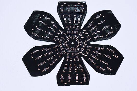 Çift taraflı film kaplama OSP Antioksidan ve 240X500mm LED Esnek Kapak Daire Kartı için Maksimum Boyutlu Tıbbi Esnek Basılı Devre